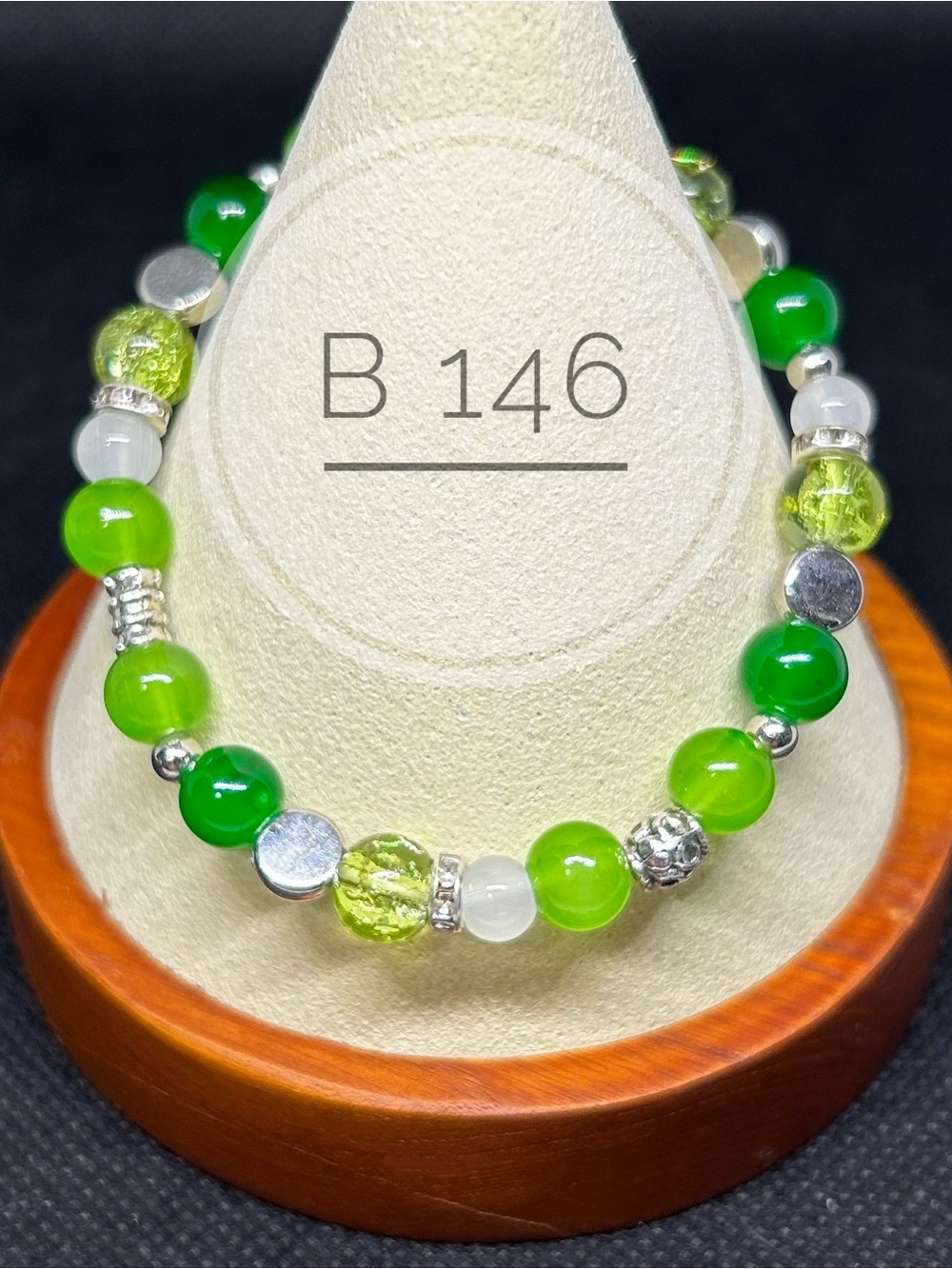 Green Stretch Bracelet